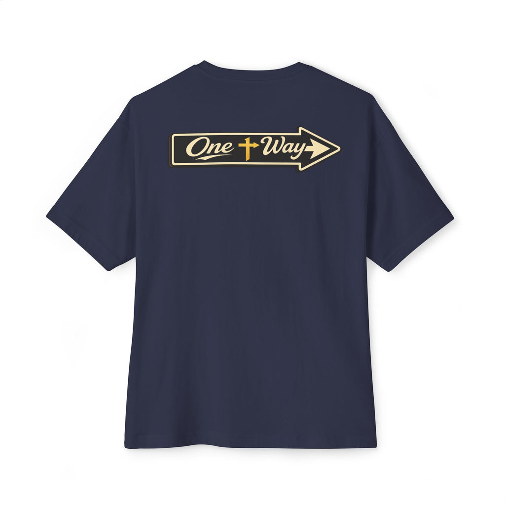 Bella Canvas Boxy Tee - Way of Life - Cross w/ One Way Arrow