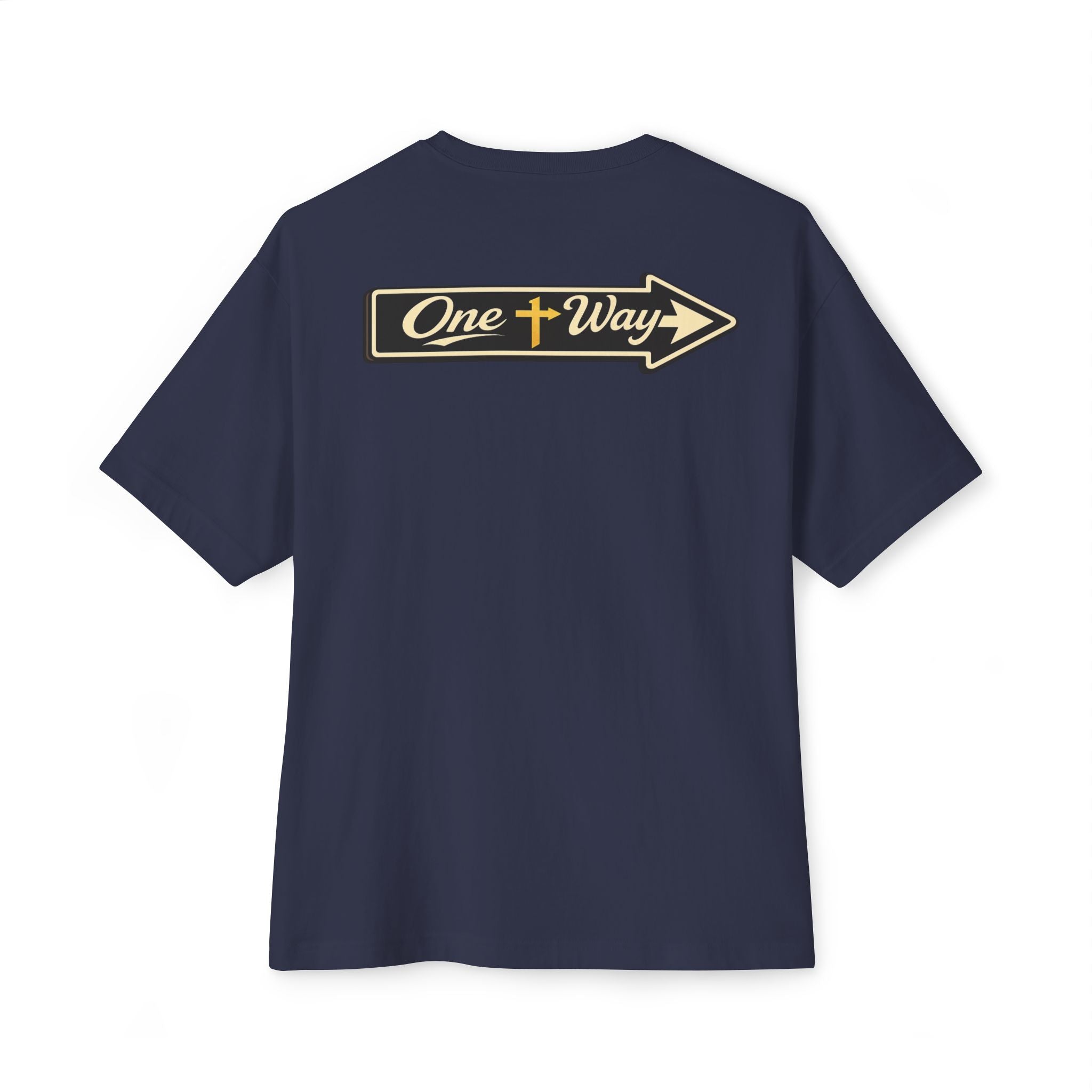 Bella Canvas Boxy Tee - Way of Life - Cross w/ One Way Arrow