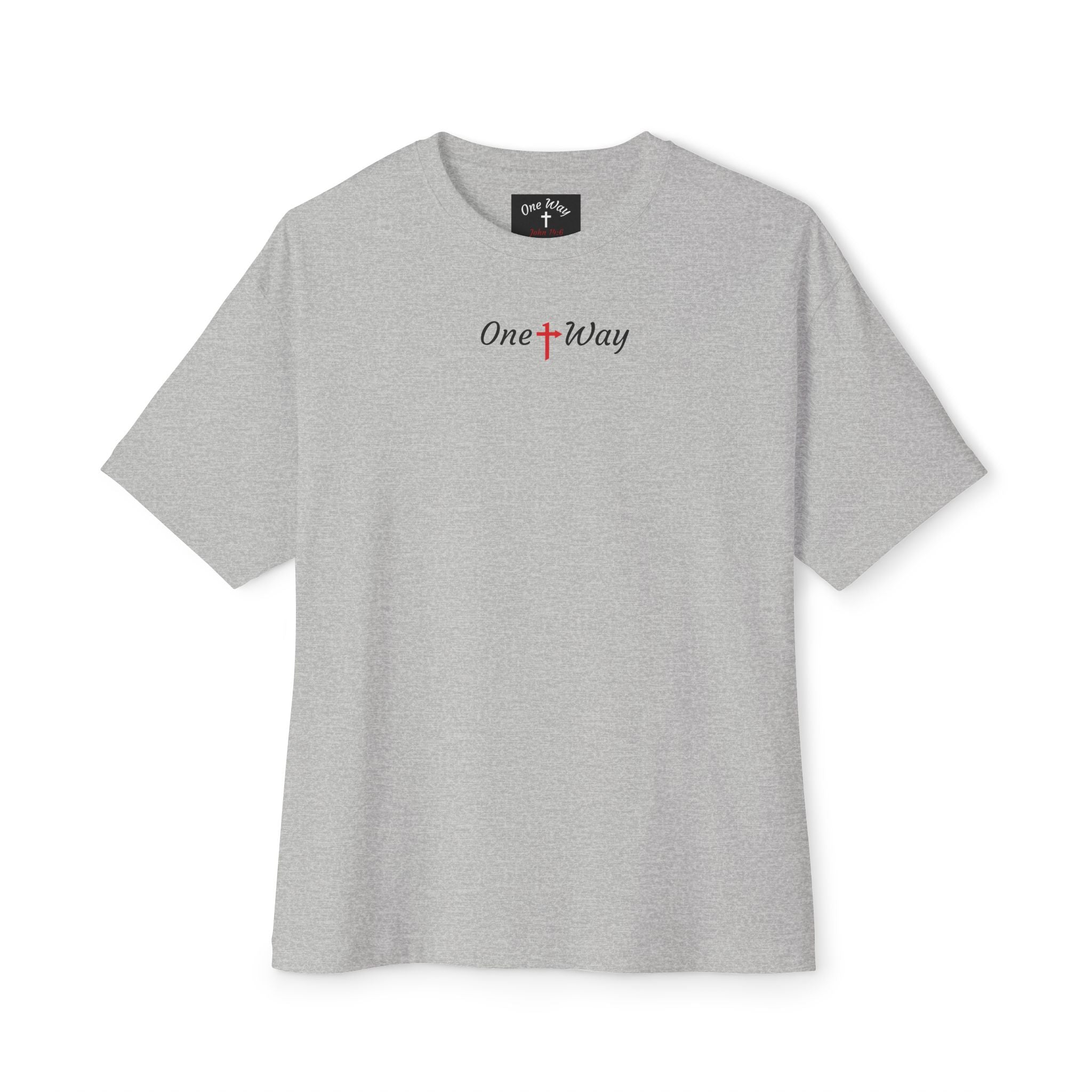 Bella Canvas Boxy Tee - Way of Life - Cross w/ One Way Arrow