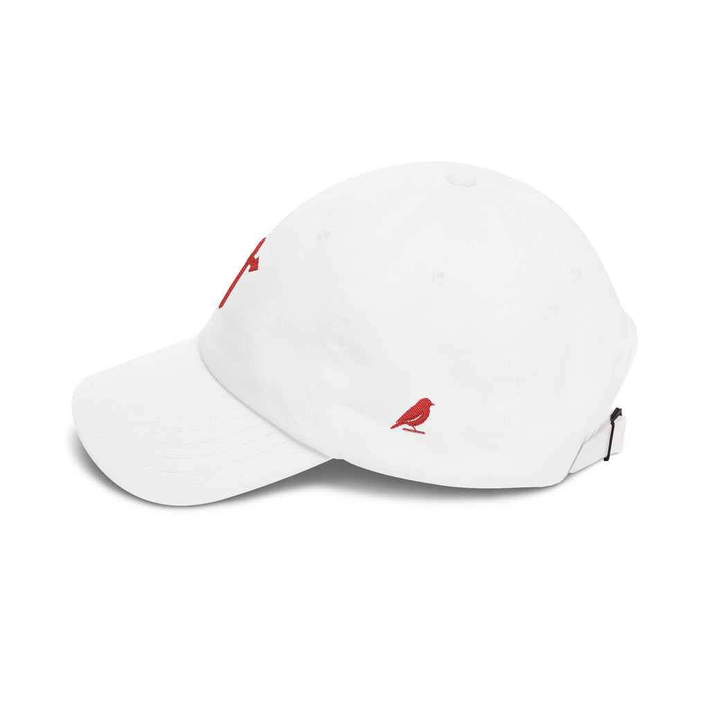 Classic Dad Cap — Yellow Cross Embroidered Baseball Hat