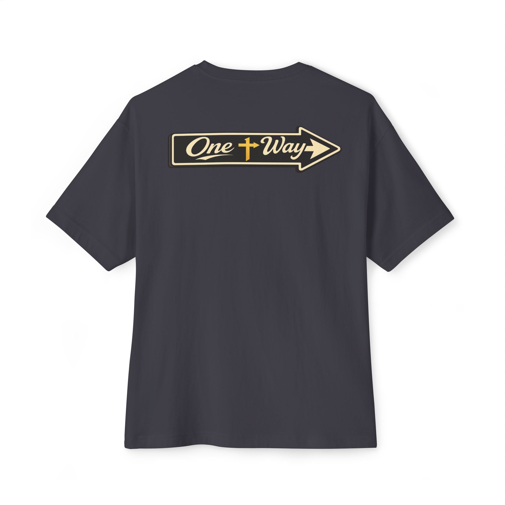 Bella Canvas Boxy Tee - Way of Life - Cross w/ One Way Arrow