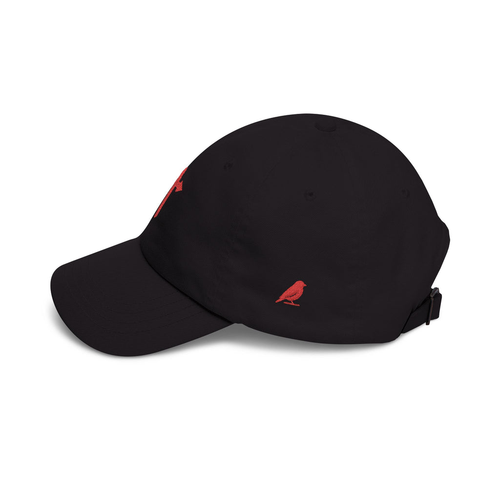 Classic Dad Cap — Yellow Cross Embroidered Baseball Hat