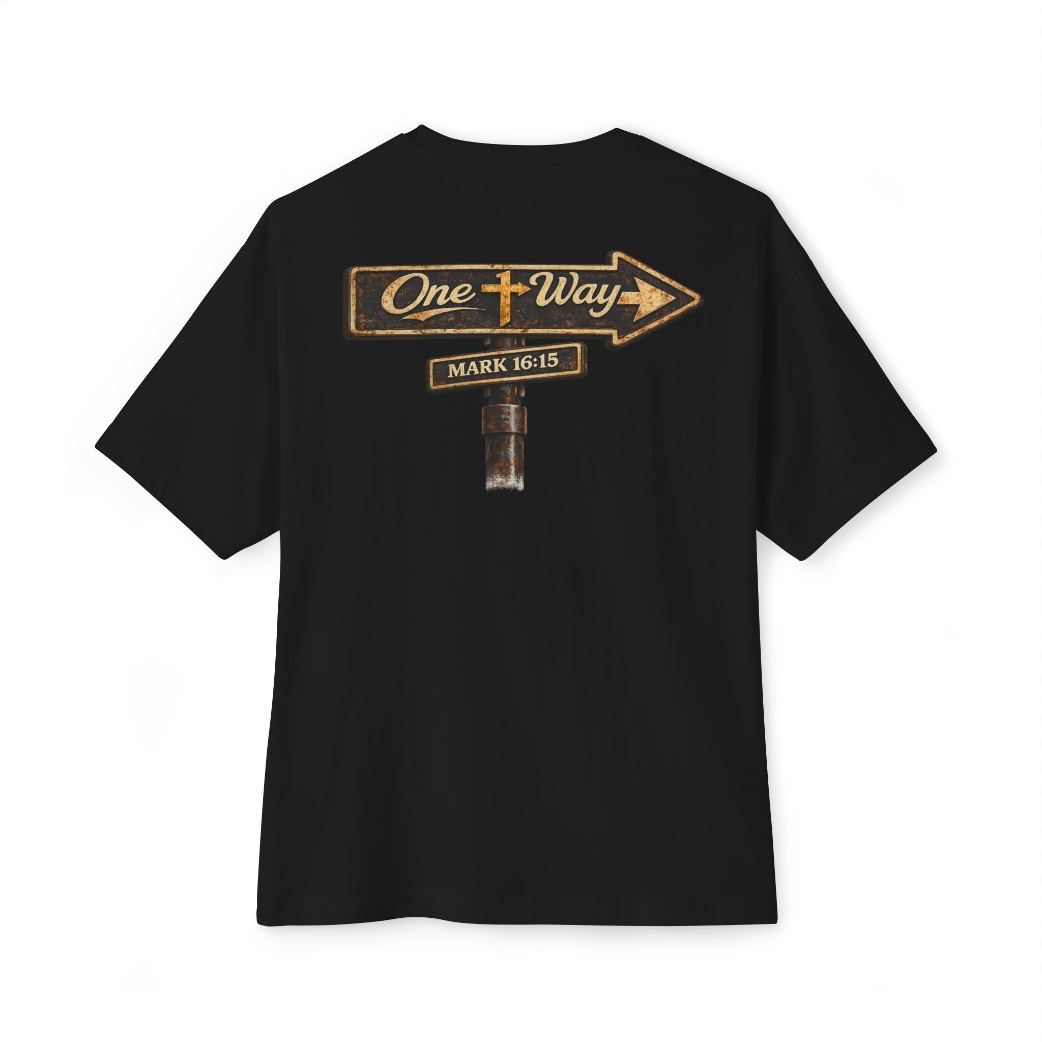 Bella Canvas Boxy Tee - Way of Life - Rustic Mark 16:15