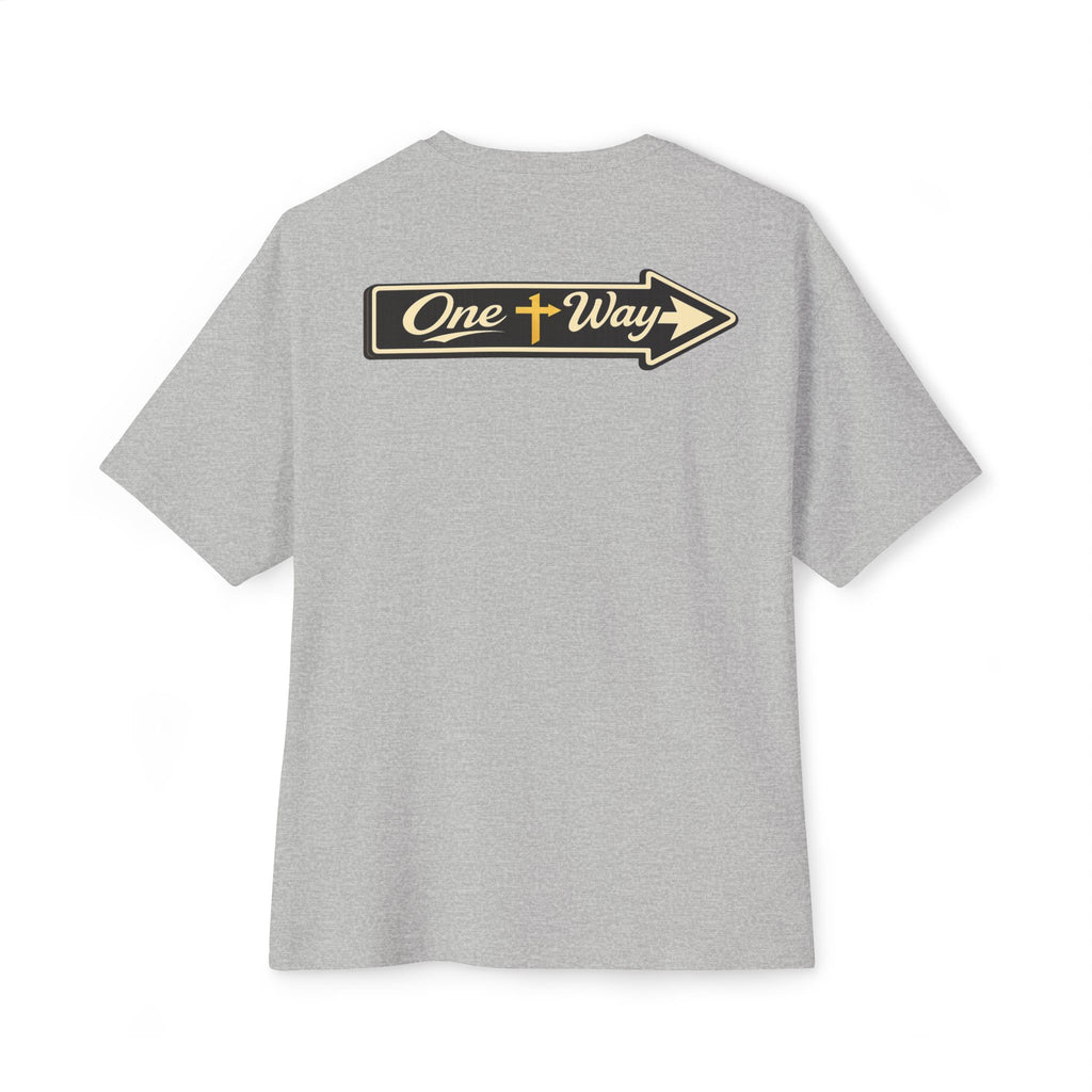 Bella Canvas Boxy Tee - Way of Life - Cross w/ One Way Arrow