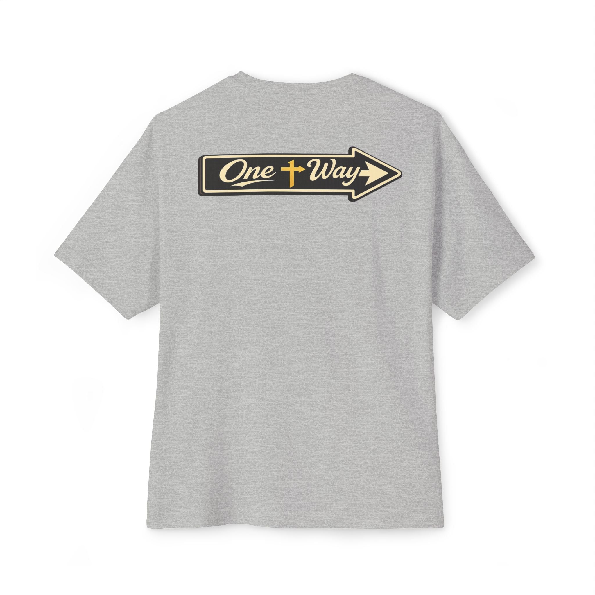 Bella Canvas Boxy Tee - Way of Life - Cross w/ One Way Arrow