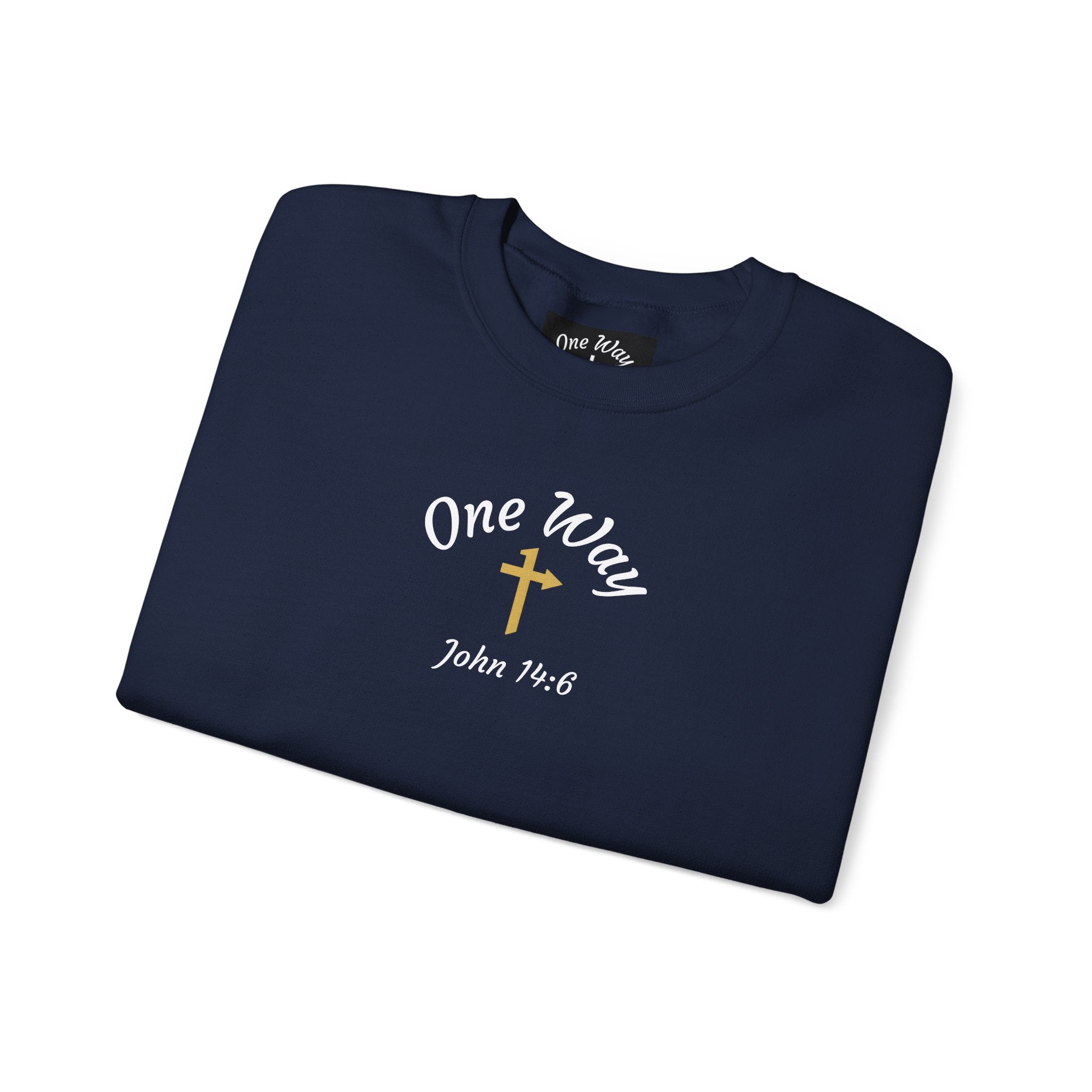 Gildan - Crew Neck - ONE WAY - John 14:6
