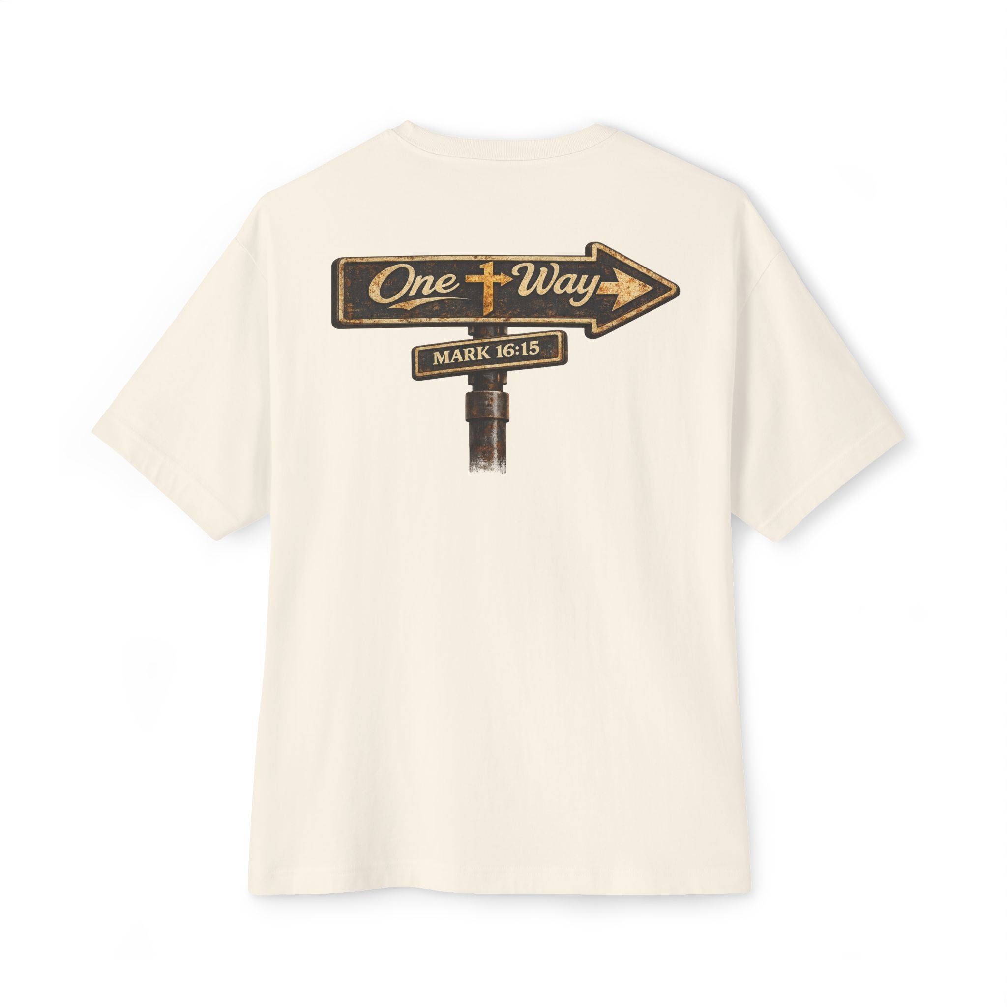 Bella Canvas Boxy Tee - Way of Life - Rustic Mark 16:15