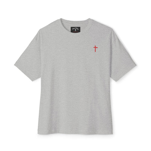 Bella Canvas Heavy Boxy Tee - Way of Life - Cross w/ Rustic Finch