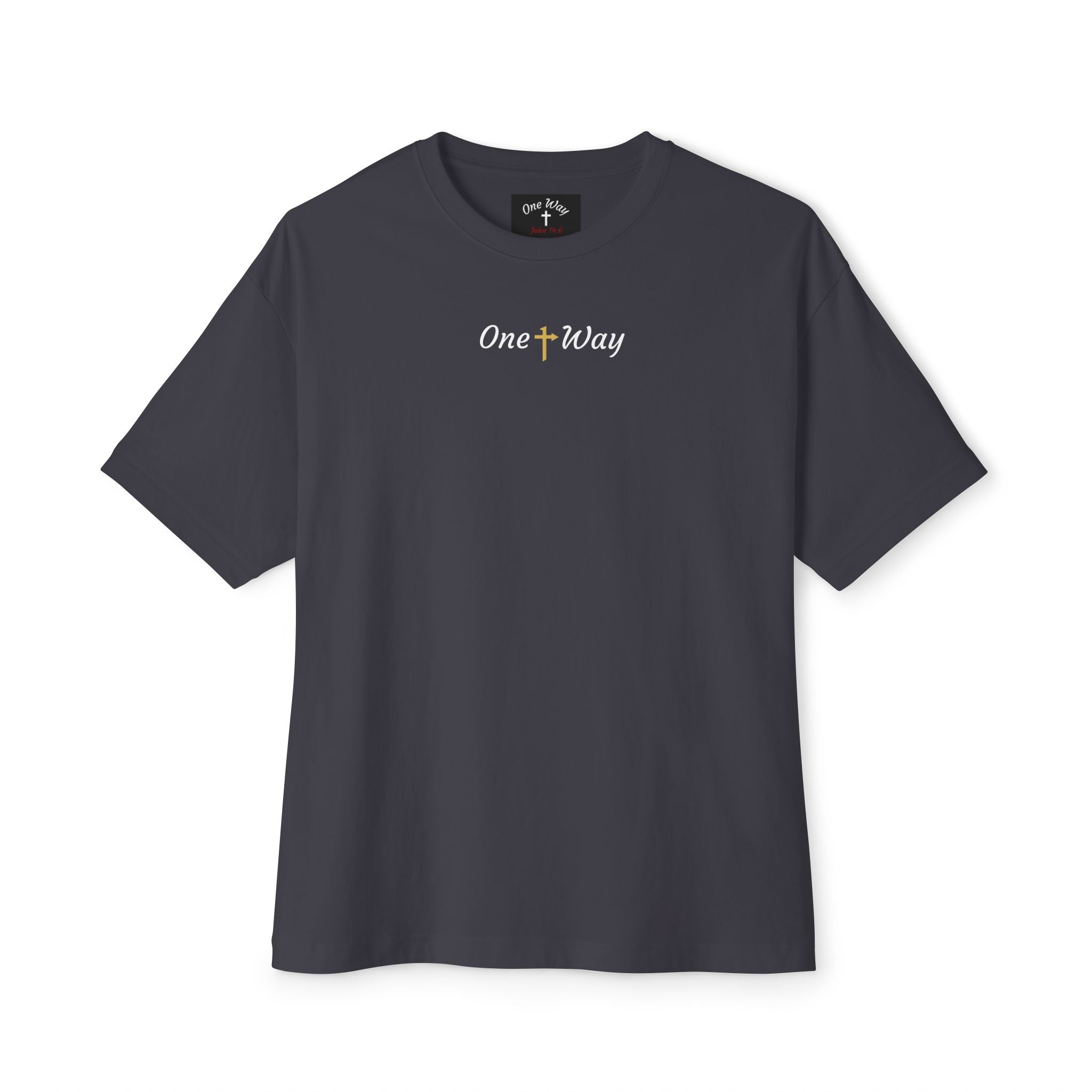Bella Canvas Boxy Tee - Way of Life - Cross w/ One Way Arrow