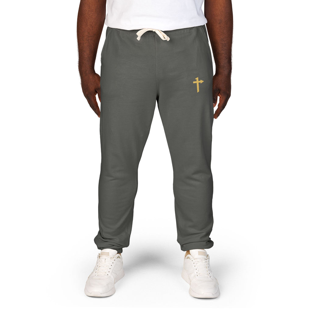 Fleece Sweatpants- Embroidered Way of Life
