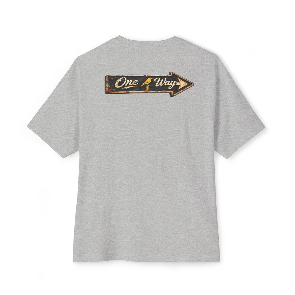 Bella Canvas Heavy Boxy Tee - Way of Life - Cross w/ Rustic Finch