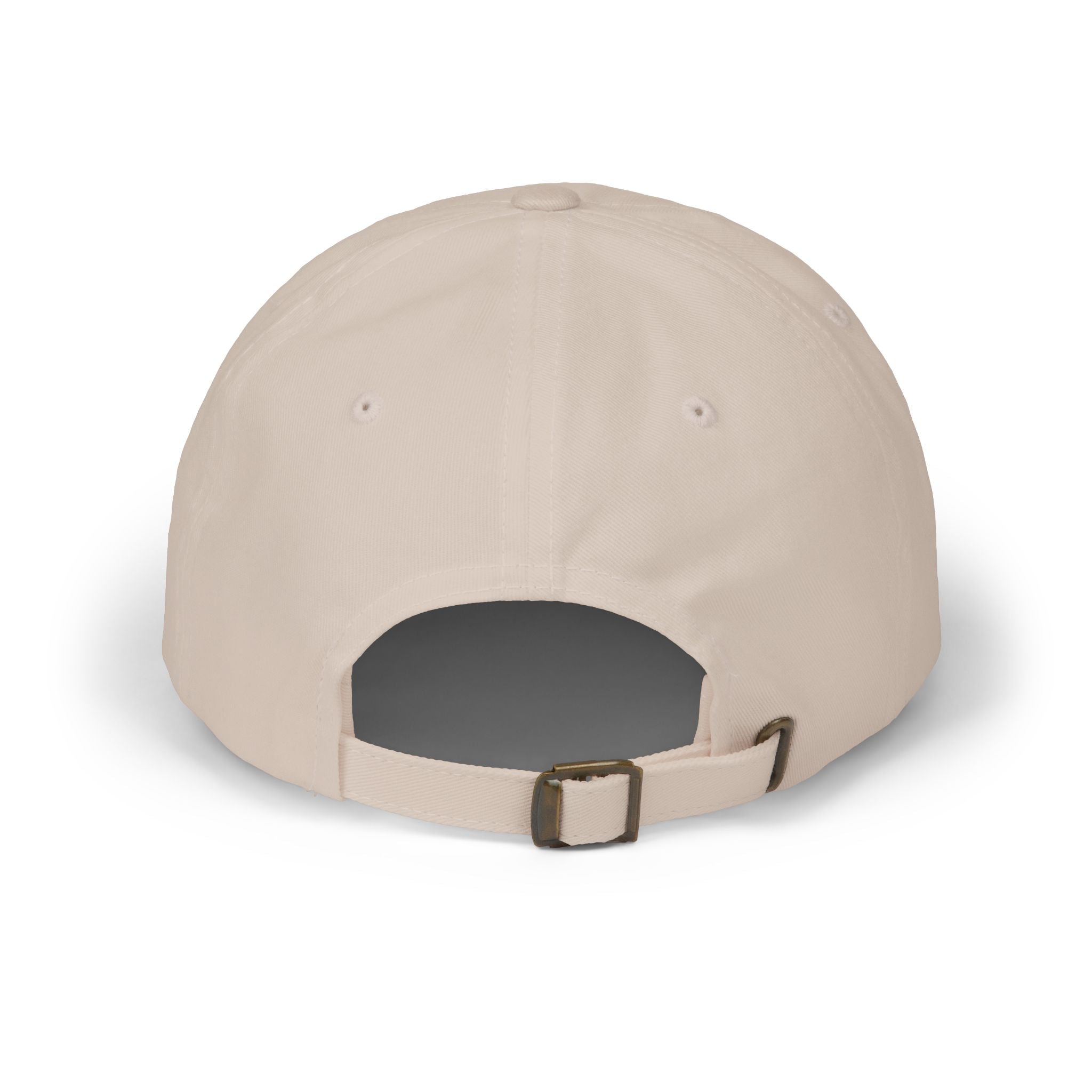 Classic Dad Cap — Yellow Cross Embroidered Baseball Hat
