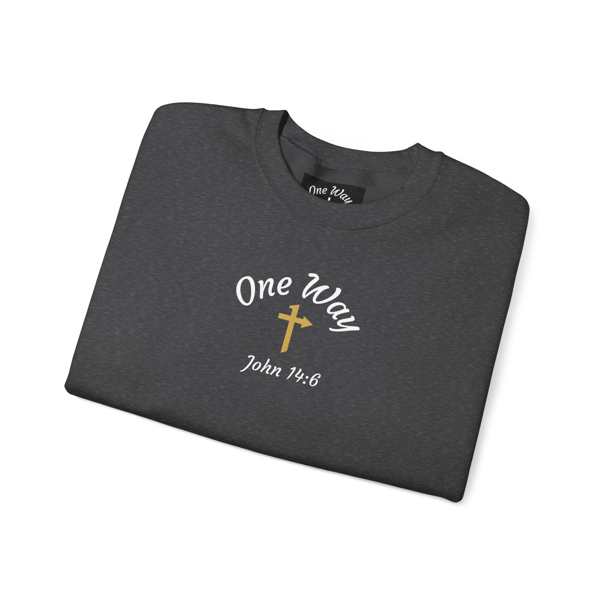 Gildan - Crew Neck - ONE WAY - John 14:6