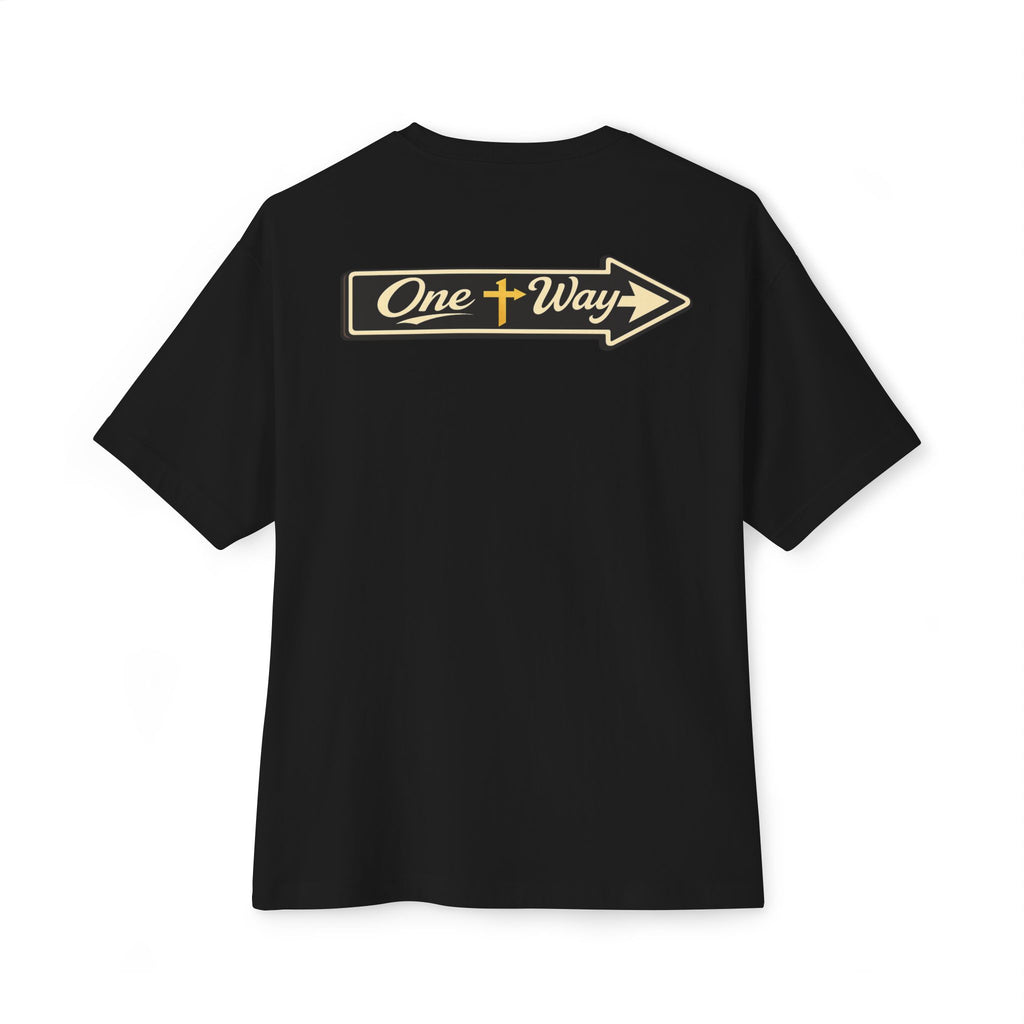 Bella Canvas Boxy Tee - Way of Life - Cross w/ One Way Arrow