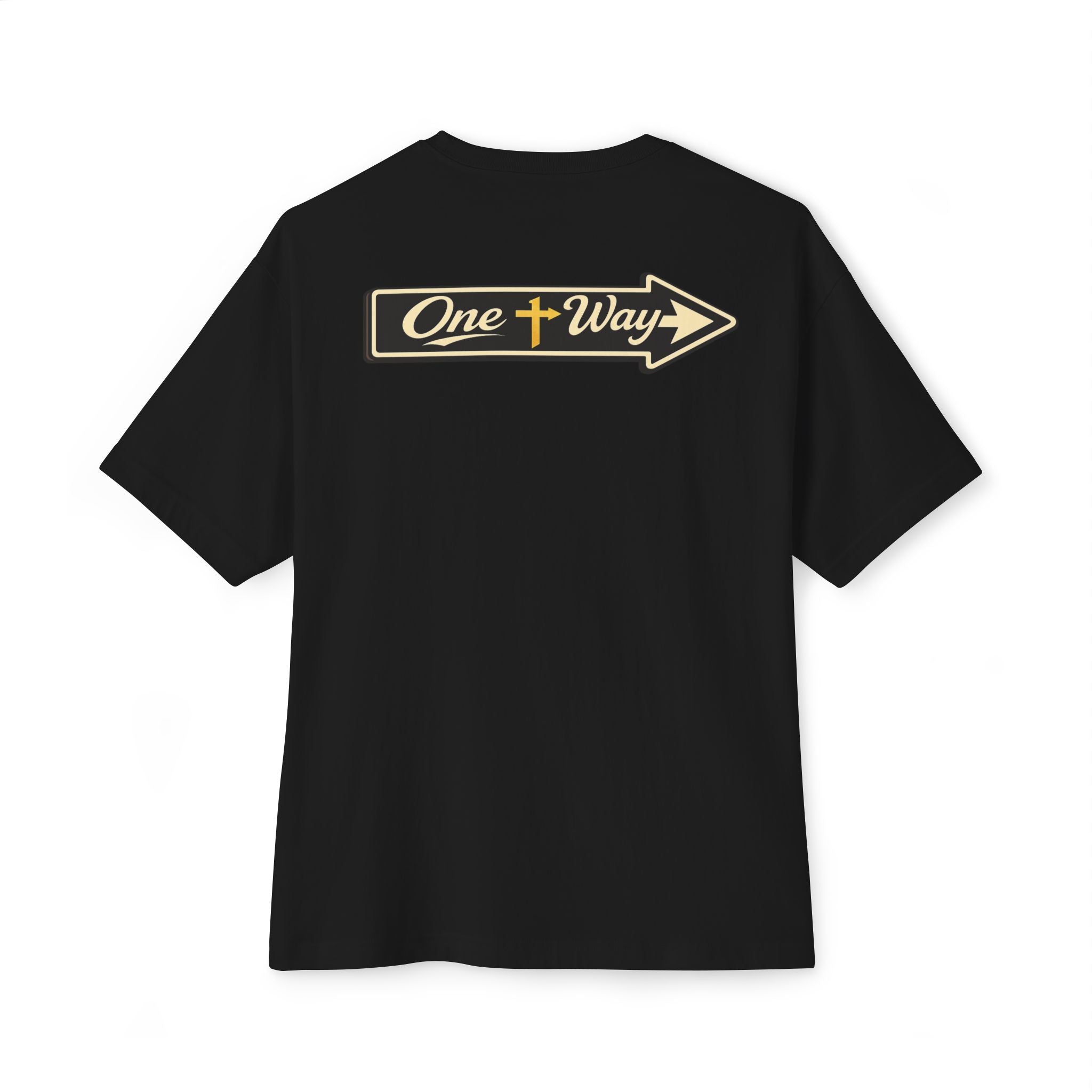 Bella Canvas Boxy Tee - Way of Life - Cross w/ One Way Arrow