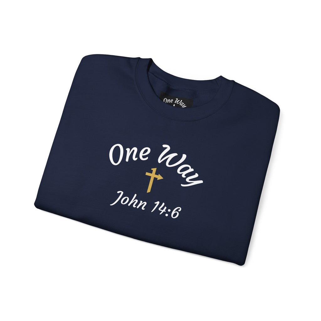 Gildan - Crew Neck - ONE WAY - John 14:6