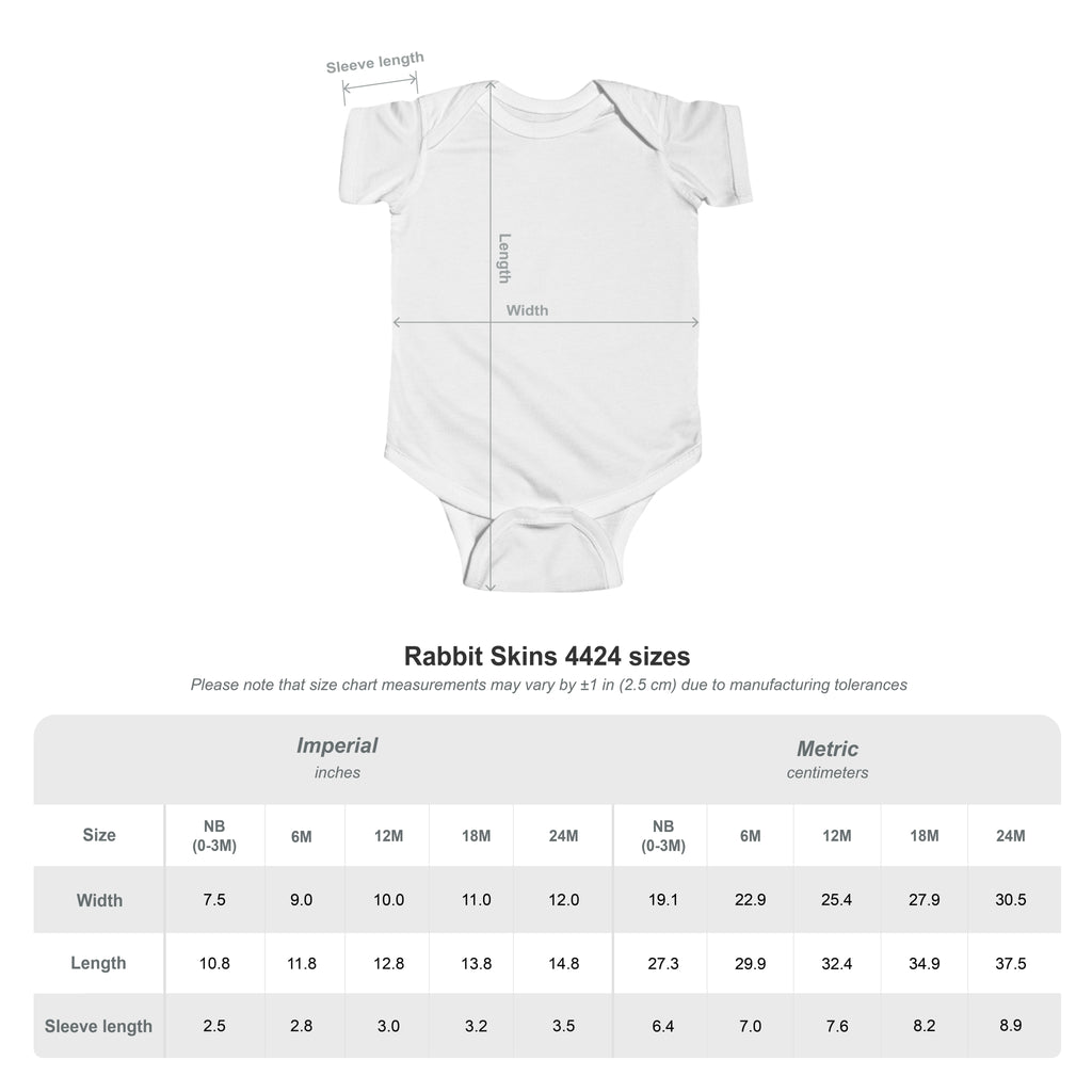 Infant Bodysuit - One Way w/ Cross