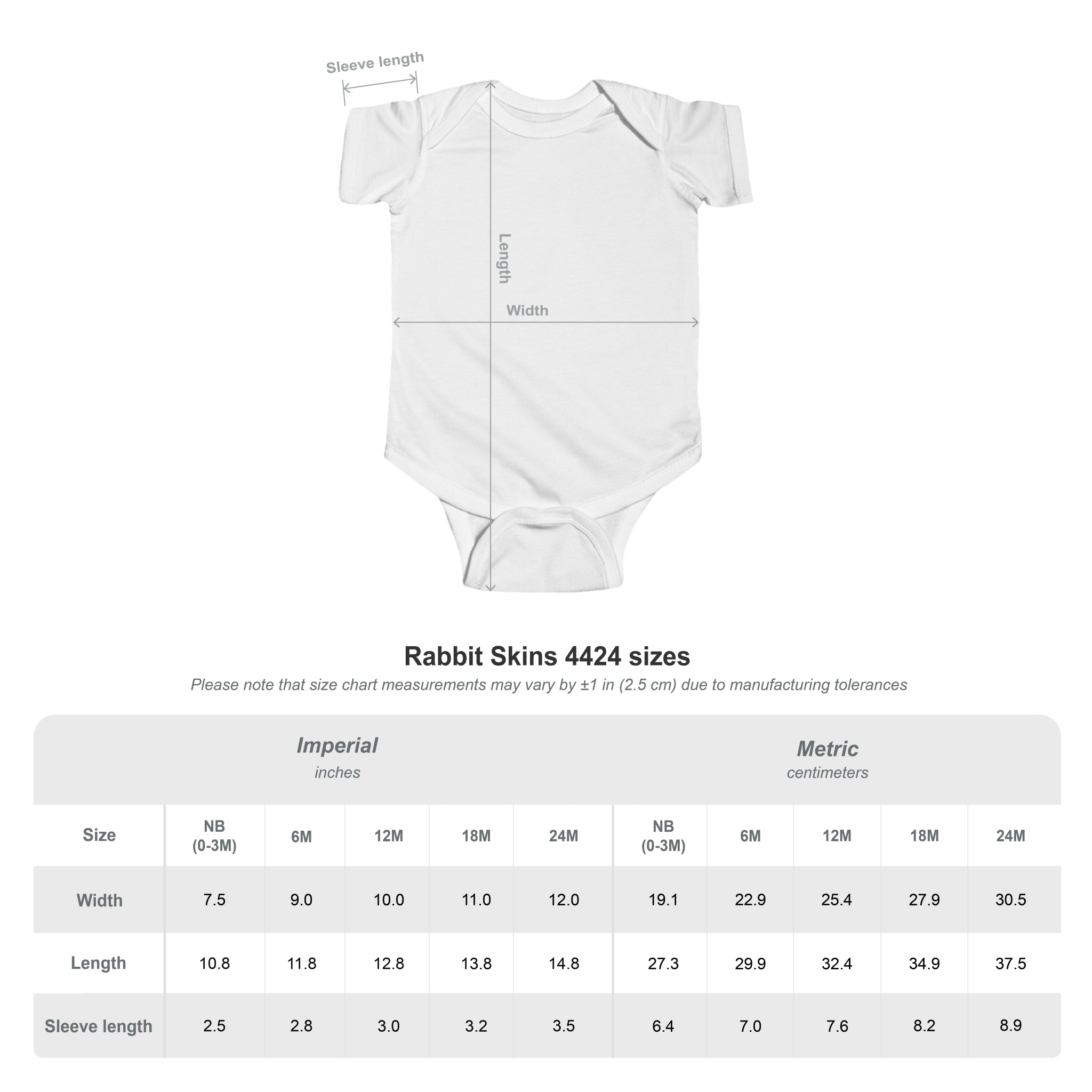Infant Bodysuit - One Way w/ Cross