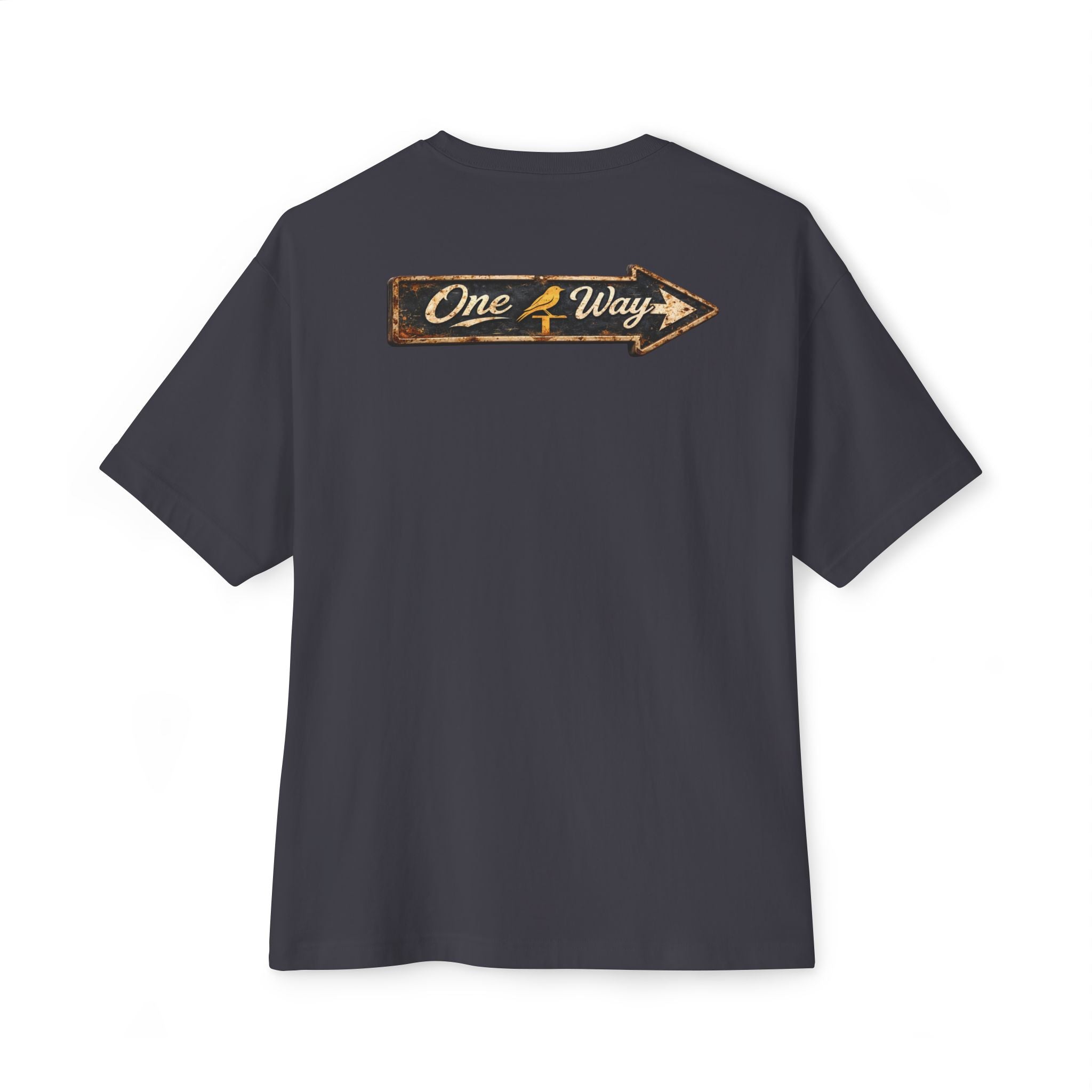 Bella Canvas Heavy Boxy Tee - Way of Life - Cross w/ Rustic Finch