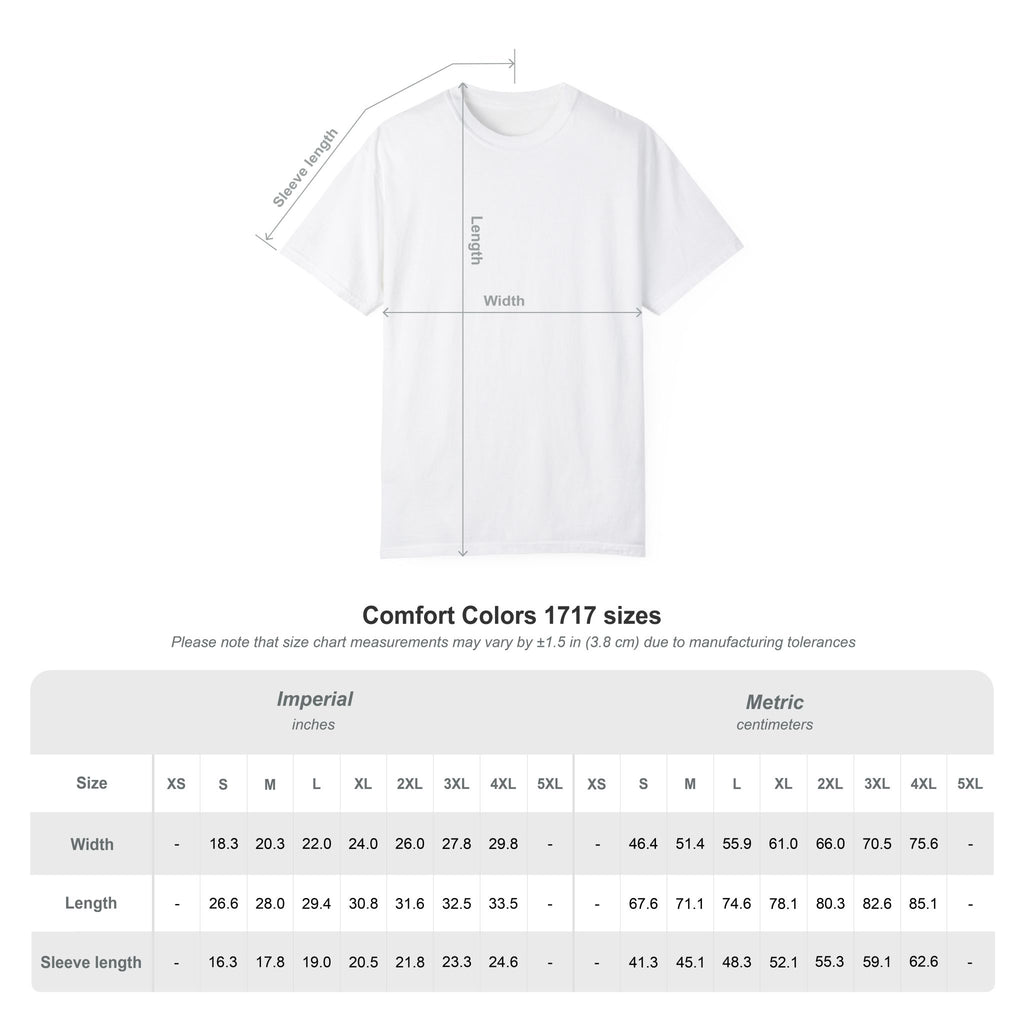 Comfort Colors - Embroidered - Cross