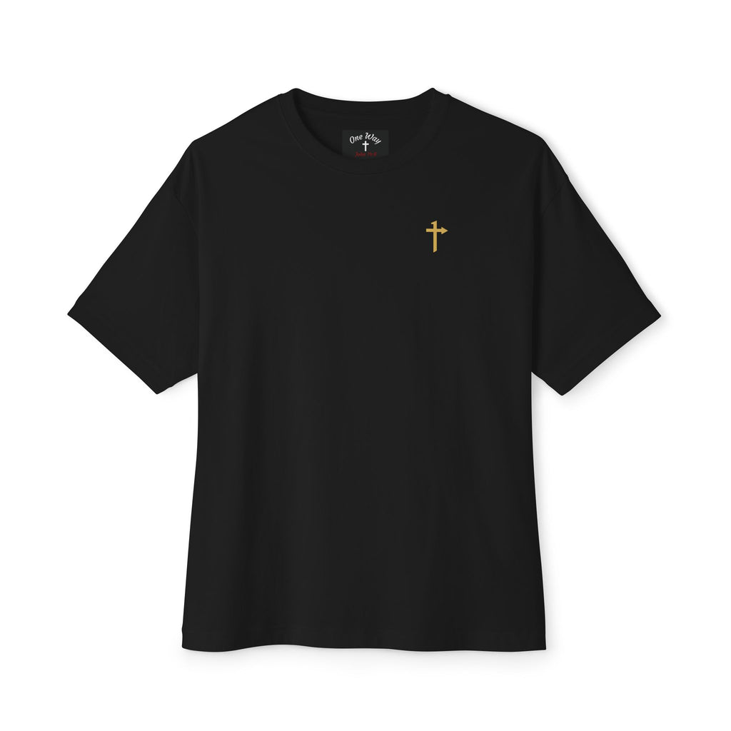 Bella Canvas Boxy Tee - Way of Life - Cross w/ Finch