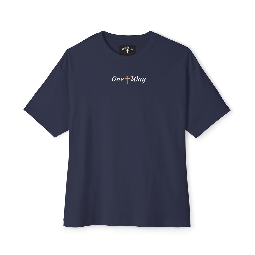 Bella Canvas Boxy Tee - Way of Life - Cross w/ One Way Arrow
