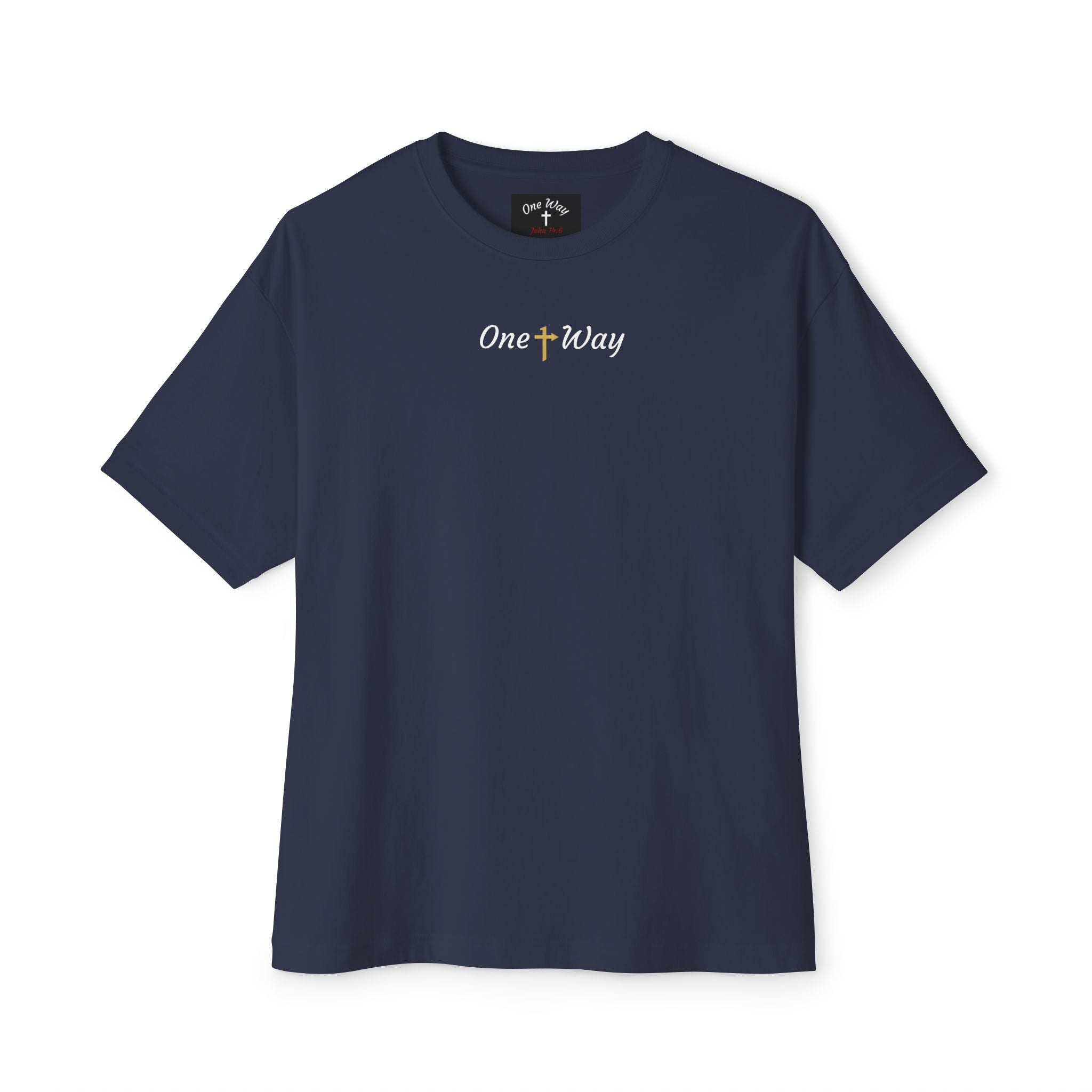 Bella Canvas Boxy Tee - Way of Life - Cross w/ One Way Arrow